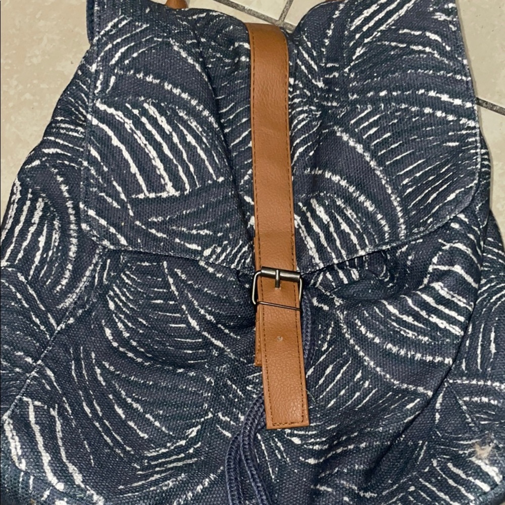 Elegant Black and Tan Women's Backpack